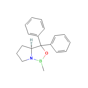 (3aS)-1-methyl-3,3-diphenyl-hexahydropyrrolo(1,2-c)(1,3,2)oxazaborole