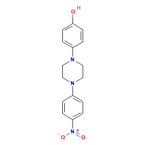 4-(4-(4-Nitrophenyl)-1-piperazinyl)phenol