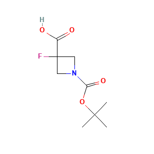 1-[(Tert-butoxy)carbonyl]-3-fluoroazetidine-3-carboxylic acid