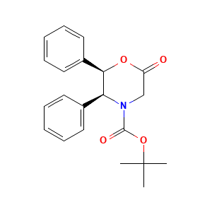 tert-butyl (2R,3S)-6-oxo-2,3-diphenylmorpholine-4-carboxylate