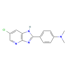 4-(6-chloro-1H-imidazo[4,5-b]pyridin-2-yl)-N,N-dimethylaniline