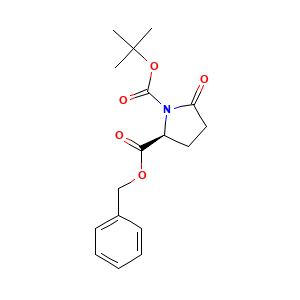 2-Benzyl 1-tert-butyl (2S)-5-oxopyrrolidine-1,2-dicarboxylate
