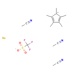 Tris(acetonitrile)pentamethylcyclopentadienylruthenium(II) trifluoromethanesulfonate