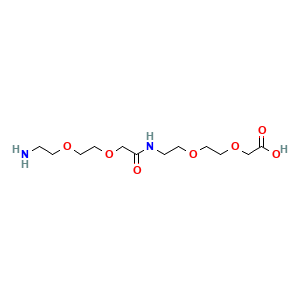 17-Amino-10-oxo-3,6,12,15-tetraoxa-9-azaheptadecanoic acid