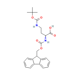 (2R)-4-((tert-Butoxycarbonyl)amino)-2-((((9H-fluoren-9-yl)methoxy)carbonyl)amino)butanoic acid