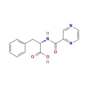 N-(Pyrazinylcarbonyl)-L-phenylalanine