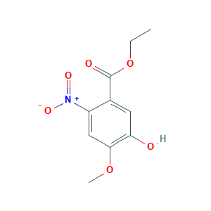 5-Hydroxy-4-methoxy-2-nitrobenzoic acid ethyl ester