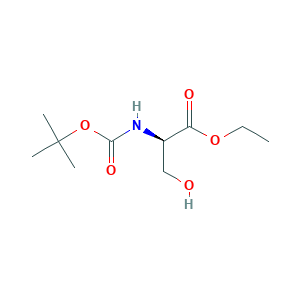 (R)-Ethyl 2-((tert-butoxycarbonyl)amino)-3-hydroxypropanoate