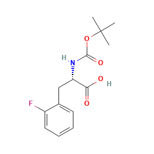 N-[(1,1-Dimethylethoxy)carbonyl]-2-fluoro-L-phenylalanine
