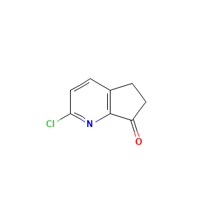 2-chloro-5H,6H,7H-cyclopenta(b)pyridin-7-one