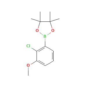 2-(2-Chloro-3-methoxyphenyl)-4,4,5,5-tetramethyl-[1,3,2]dioxaborolane