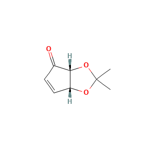 (3aR,6aR)-2,2-dimethyl-2H,3aH,4H,6aH-cyclopenta(d)(1,3)dioxol-4-one