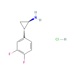 (1R,2S)-2-(3,4-difluorophenyl)cyclopropan-1-amine;hydrochloride
