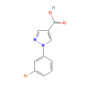 1-(3-bromophenyl)-1H-pyrazole-4-carboxylic acid