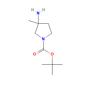 tert-Butyl 3-amino-3-methylpyrrolidine-1-carboxylate