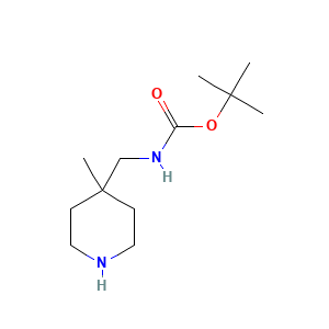 tert-butyl N-((4-methylpiperidin-4-yl)methyl)carbamate