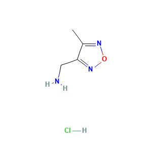 1-(4-Methyl-1,2,5-oxadiazol-3-yl)methanamine hydrochloride