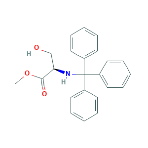 Methyl (2R)-3-hydroxy-2-[(triphenylmethyl)amino]propanoate