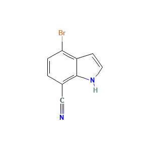 4-Bromo-1h-indole-7-carbonitrile