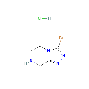 3-Bromo-5,6,7,8-tetrahydro-[1,2,4]triazolo[4,3-a]pyrazine hydrochloride