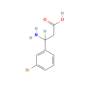 3-Amino-3-(3-bromophenyl)propanoic acid