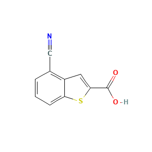 4-Cyanobenzo[b]thiophene-2-carboxylic acid