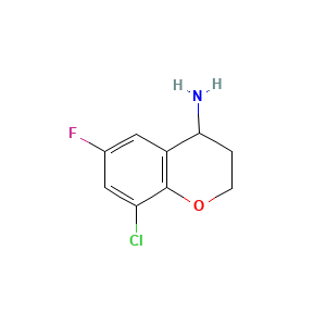 8-Chloro-6-fluorochroman-4-amine