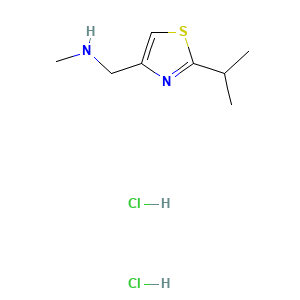 1-(2-isopropyl-1,3-thiazol-4-yl)-N-methylmethanamine dihydrochloride