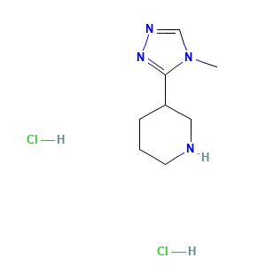 3-(4-Methyl-4H-1,2,4-triazol-3-yl)piperidine dihydrochloride
