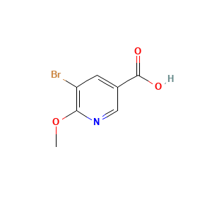 5-Bromo-6-methoxy-3-pyridinecarboxylic acid