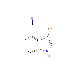 3-Bromo-1H-indole-4-carbonitrile