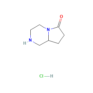 Octahydropyrrolo[1,2-a]pyrazin-6-one hydrochloride