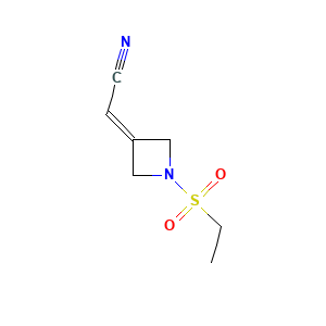 2-(1-(Ethylsulfonyl)azetidin-3-ylidene)acetonitrile