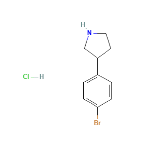 3-(4-Bromophenyl)pyrrolidine hydrochloride