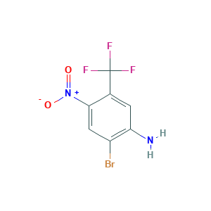 2-Bromo-4-nitro-5-(trifluoromethyl)aniline