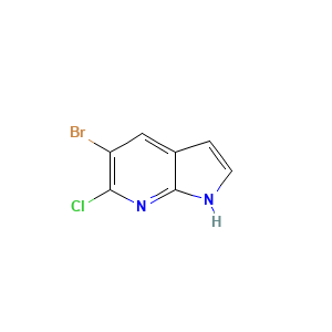 5-Bromo-6-chloro-1H-pyrrolo[2,3-b]pyridine