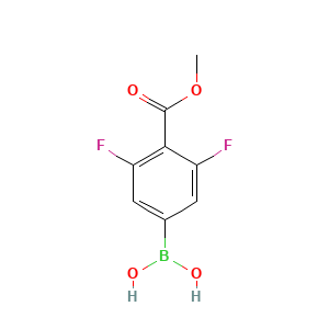 1-Methyl 4-borono-2,6-difluorobenzoate