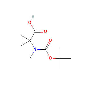 1-(((Tert-butoxy)carbonyl)(methyl)amino)cyclopropane-1-carboxylic acid