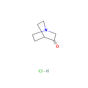1-Azabicyclo(2.2.2)octan-3-one, hydrochloride (1:1)