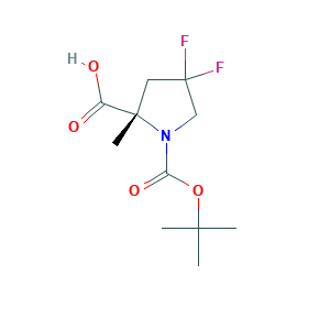 (2S)-1-Boc-4,4-difluoro-2-methylpyrrolidine-2-carboxylic acid