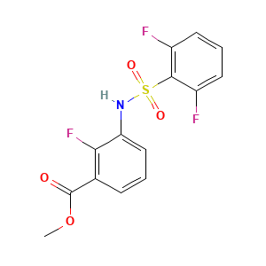 Benzoic acid, 3-[[(2,6-difluorophenyl)sulfonyl]amino]-2-fluoro-, methyl ester