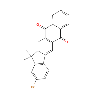 2-Bromo-13,13-dimethyl-6H-indeno(1,2-b)anthracene-6,11(13H)-dione