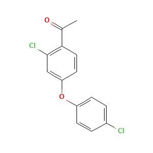 1-[2-Chloro-4-(4-chlorophenoxy)phenyl]ethanone