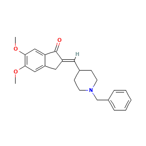 2-((1-Benzylpiperidin-4-yl)methylene)-5,6-dimethoxyindan-1-one, (E)-