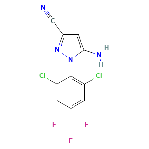 5-amino-1-(2,6-dichloro-4-(trifluoromethyl)phenyl)-1H-pyrazole-3-carbonitrile