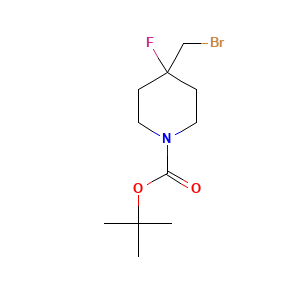 tert-Butyl 4-(Bromomethyl)-4-fluoropiperidine-1-carboxylate