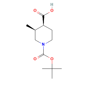 rac-(3R,4R)-1-[(tert-butoxy)carbonyl]-3-methylpiperidine-4-carboxylic acid