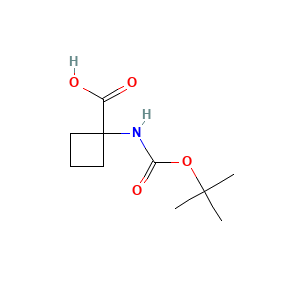 Cyclobutanecarboxylic acid, 1-(((1,1-dimethylethoxy)carbonyl)amino)-