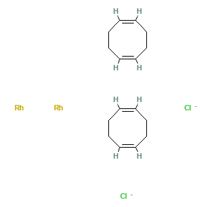 Rhodium, di-mu-chlorobis((1,2,5,6-eta)-1,5-cyclooctadiene)di-