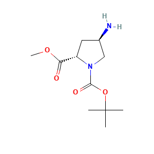 1-tert-butyl 2-methyl (2S,4R)-4-aminopyrrolidine-1,2-dicarboxylate